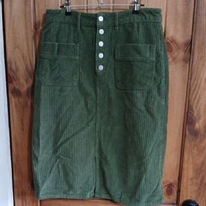 Anthropologie Pilcro And The Letterpress Corduroy Skirt - 10